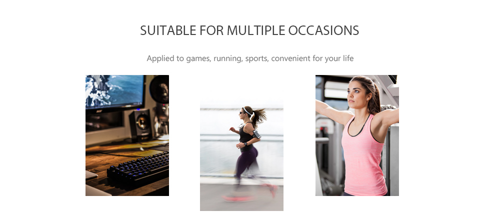 Running Sports Headphones With Wired Headset- Black Running Sports Headphones With Wired Headset- Black