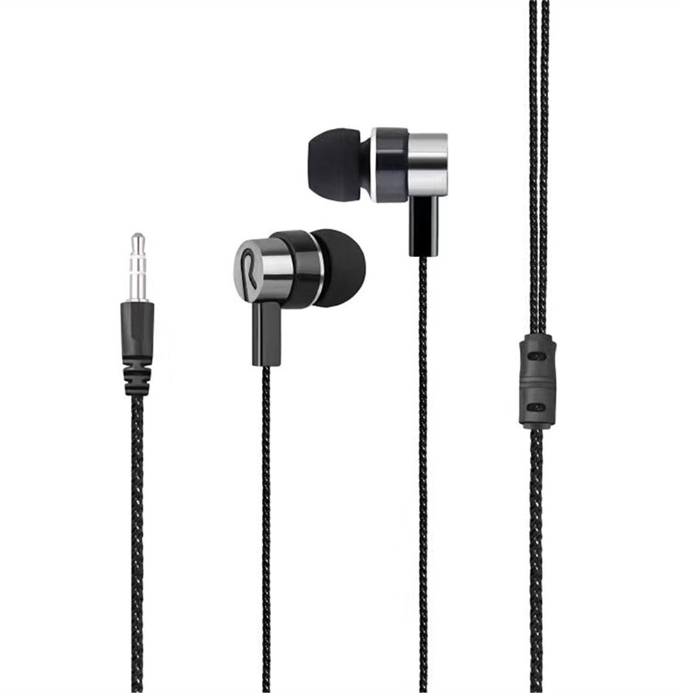 Woven Wire In-Ear Bass Electroplating General Earphone Woven Wire In-Ear Bass Electroplating General Earphone