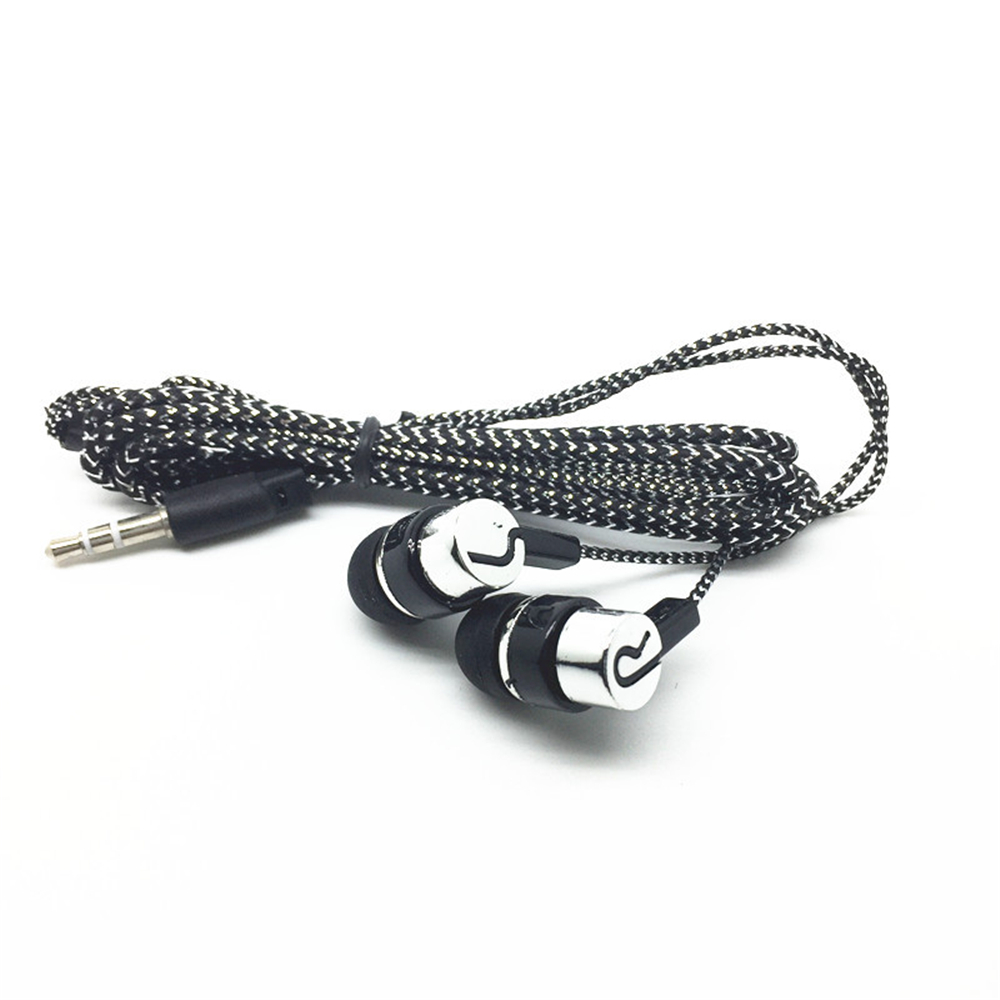 Woven Wire In-Ear Bass Electroplating General Earphone Woven Wire In-Ear Bass Electroplating General Earphone