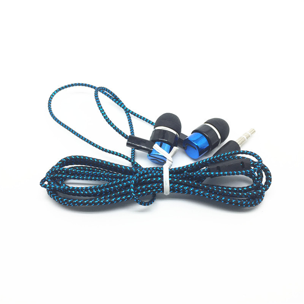 Woven Wire In-Ear Bass Electroplating General Earphone Woven Wire In-Ear Bass Electroplating General Earphone