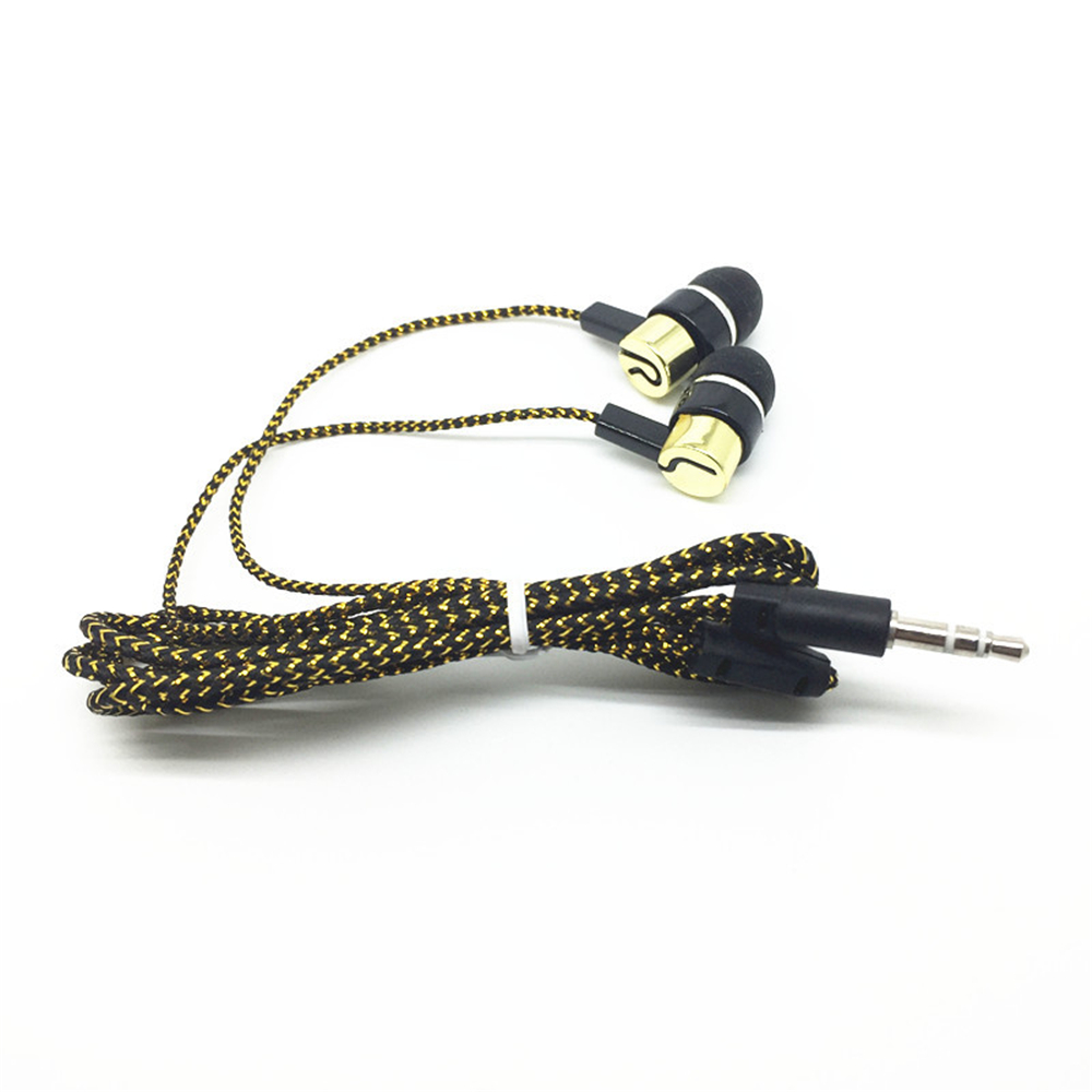 Woven Wire In-Ear Bass Electroplating General Earphone Woven Wire In-Ear Bass Electroplating General Earphone