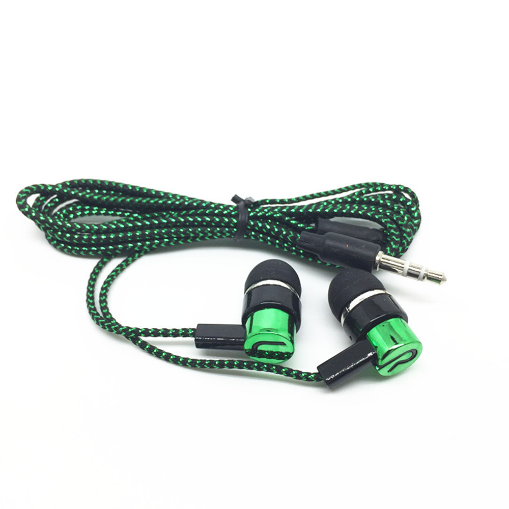Woven Wire In-Ear Bass Electroplating General Earphone Woven Wire In-Ear Bass Electroplating General Earphone