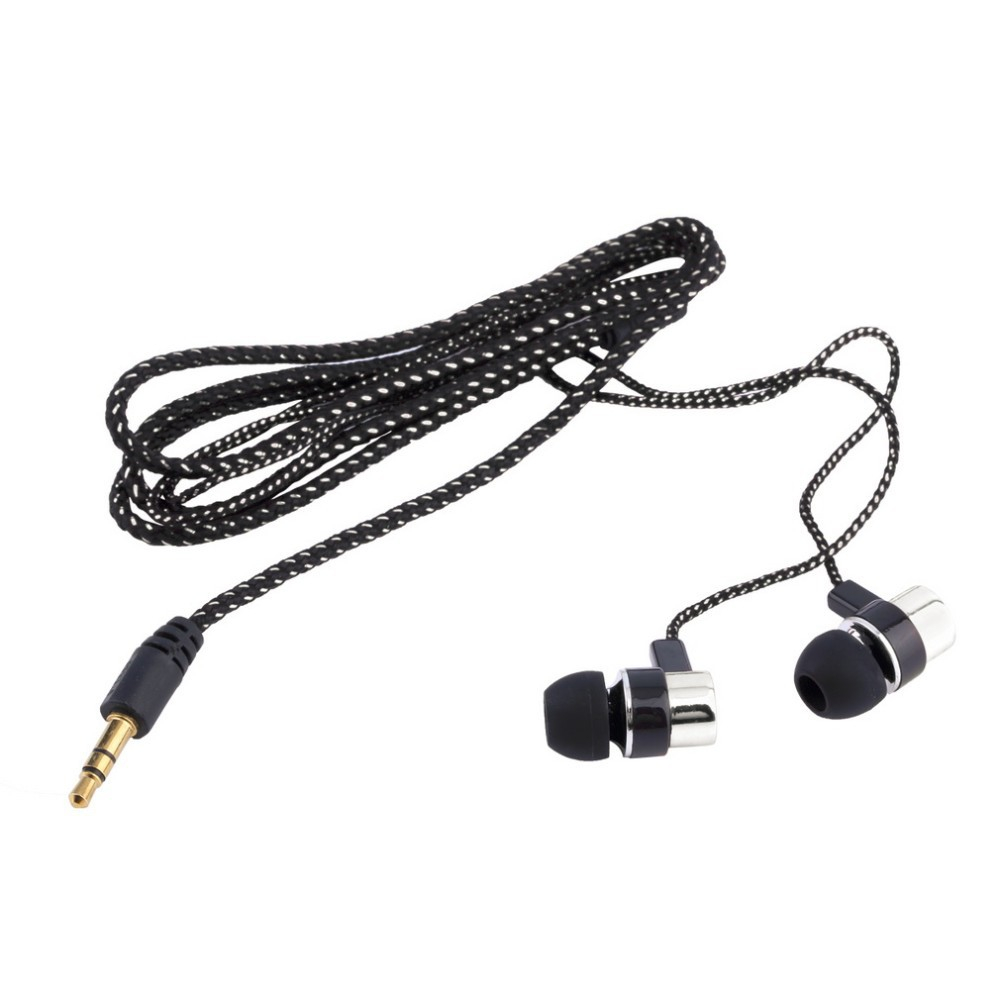 Woven Wire In-Ear Bass Electroplating General Earphone Woven Wire In-Ear Bass Electroplating General Earphone