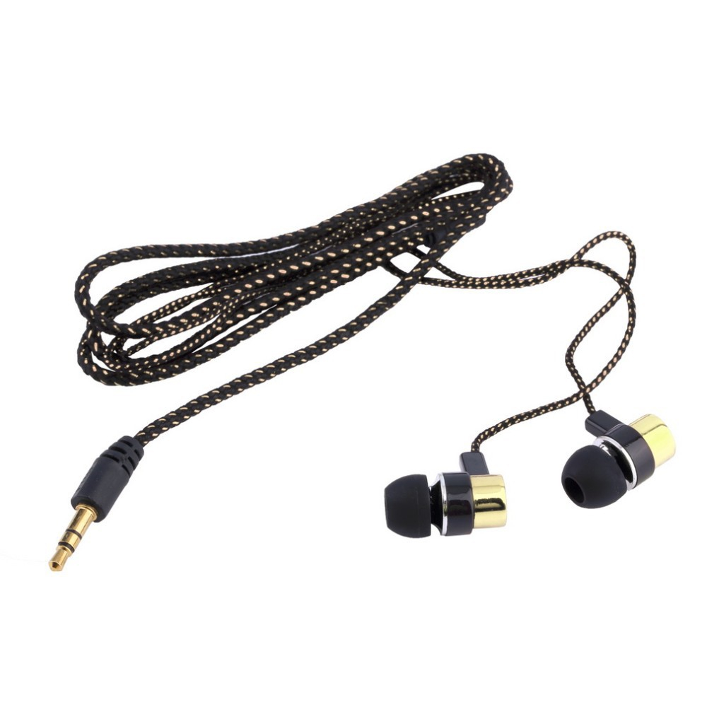 Woven Wire In-Ear Bass Electroplating General Earphone Woven Wire In-Ear Bass Electroplating General Earphone