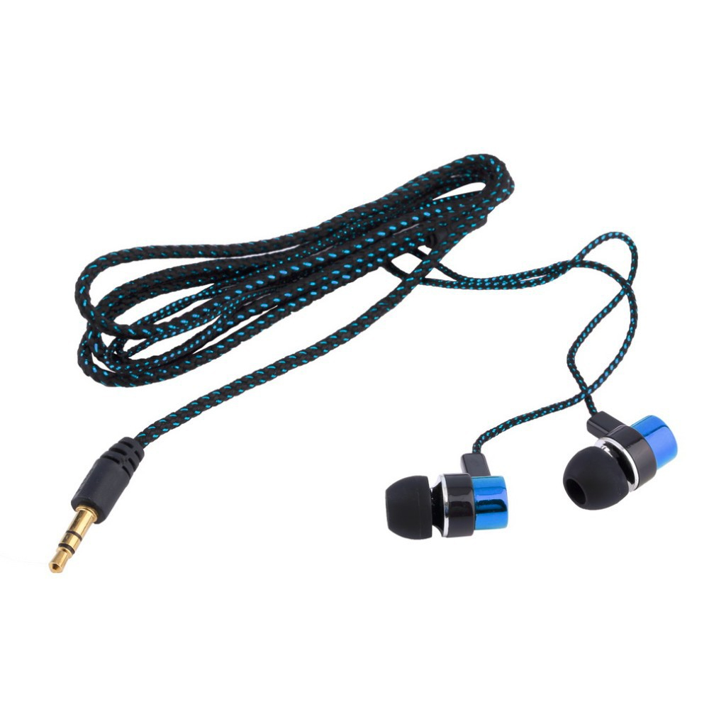 Woven Wire In-Ear Bass Electroplating General Earphone Woven Wire In-Ear Bass Electroplating General Earphone