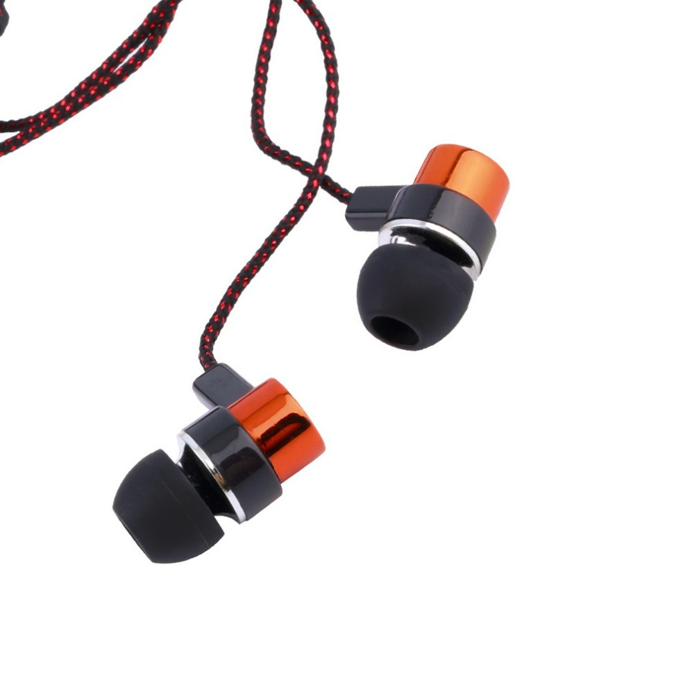 Woven Wire In-Ear Bass Electroplating General Earphone Woven Wire In-Ear Bass Electroplating General Earphone