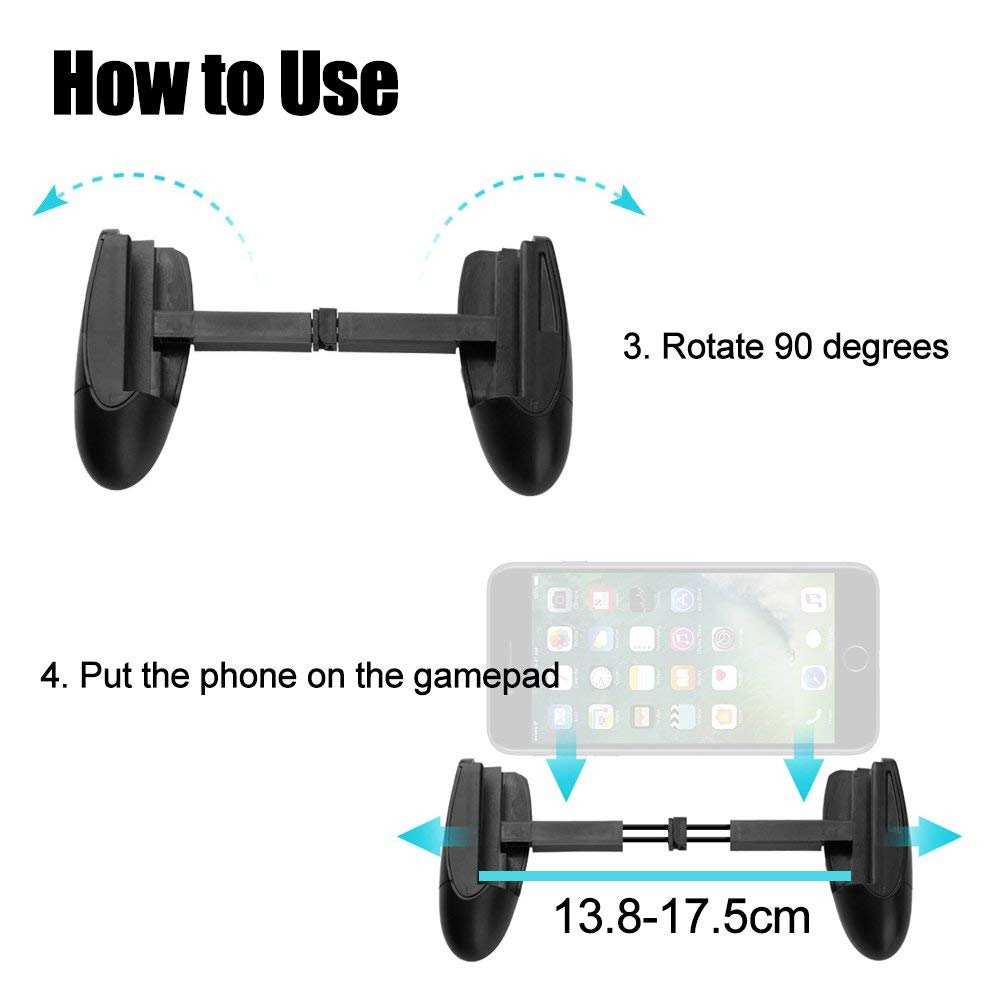 Mobile Phone Game Controller Trigger Fire Button Key L1R1 Gamepad Mobile Phone Game Controller Trigger Fire Button Key L1R1 Gamepad