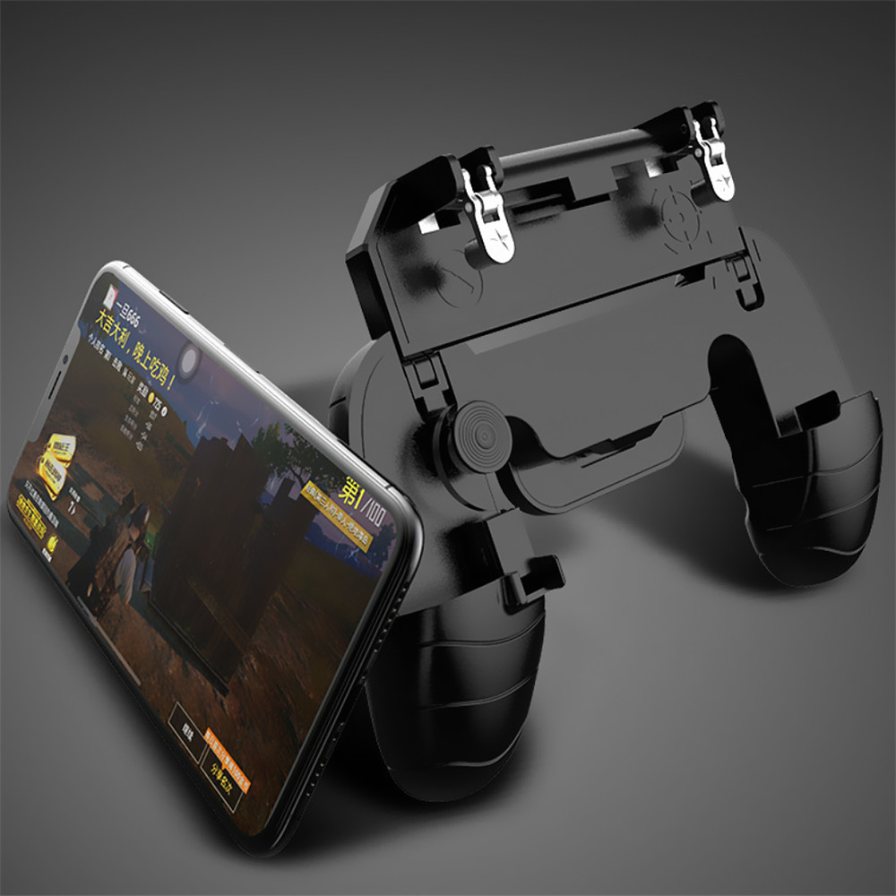 Mobile Game Controller for PUBG Key Gaming Grip Gaming Joysticks- Black Mobile Game Controller for PUBG Key Gaming Grip Gaming Joysticks- Black